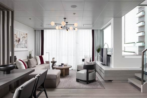 Celebrity Cruises, Celebrity Beyond, Edge Villa Living Room 1 ©CEL.jpg